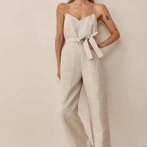 Reformation Isla Linen Jumpsuit
